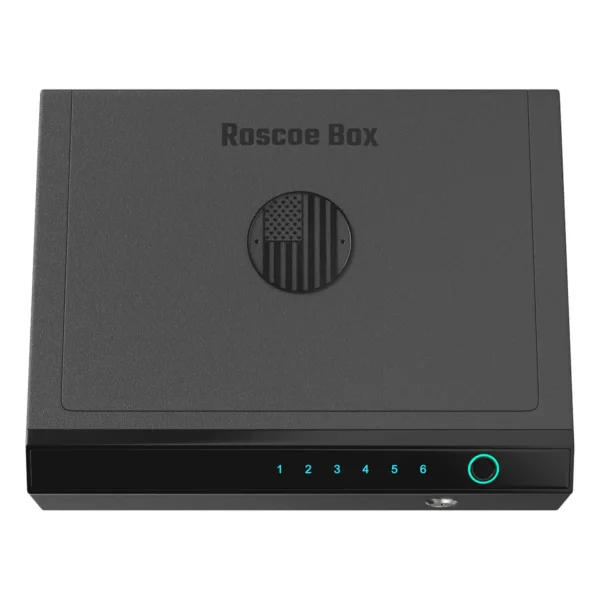 Roscoe Box “Stars and Stripes” Biometric Handgun Safe - Image 4