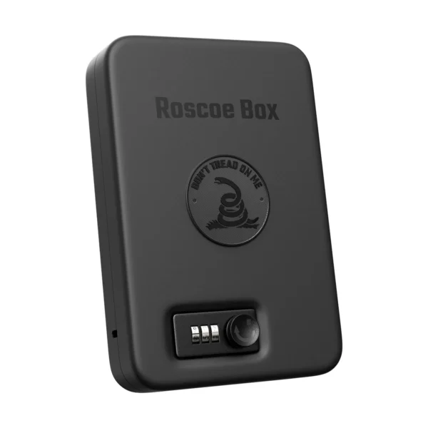 Roscoe Box “Don’t Tread on Me“ Combination Lock Portable Handgun Safe