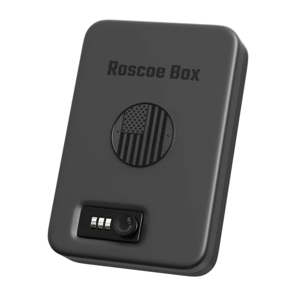 Roscoe Box “Stars and Stripes” Combination Lock Portable Handgun Safe - Image 2
