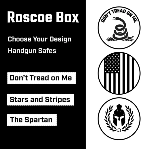 Roscoe Box "The Spartan" Combination Lock Portable Handgun Safe - Image 6